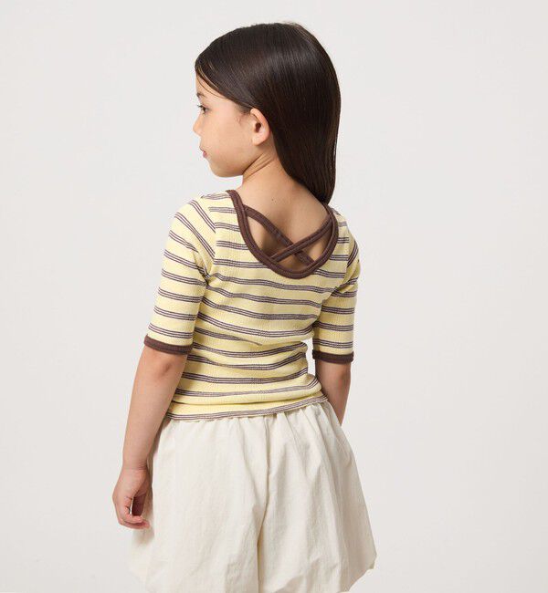 UNITED ARROWS green label relaxing「【別注】＜Robert P. Miller＞5分袖 Tシャツ / キッズ  100cm-130cm」|Tシャツ・カットソー|