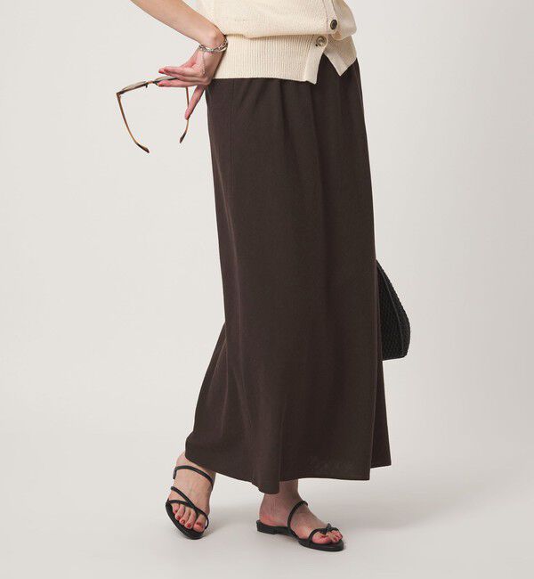 UNITED ARROWS green label relaxing「BREEZE LINEN ブリーズリネン ナロー スカート」|スカート|DK.BROWN