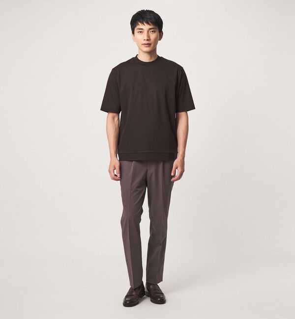 UNITED ARROWS green label relaxing「A+ COOL スムース クルーネック カットソー -接触冷感・抗菌-」|Tシャツ・カットソー|