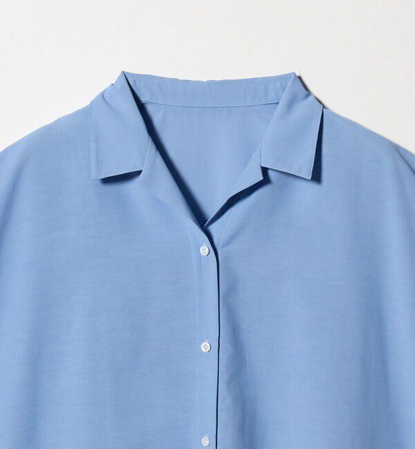 UNITED ARROWS green label relaxing「【WEB限定】＜at ease＞バック プリーツ ブラウス UVカット 通気性」|シャツ・ブラウス|