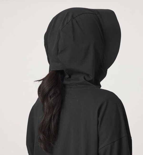 UNITED ARROWS green label relaxing「【WEB限定】＜at ease＞ドロスト カットソー パーカー  UVカット 接触冷感 遮熱」|パーカー|