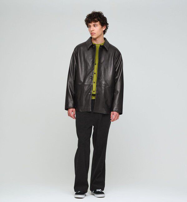 UNITED ARROWS green label relaxing「ラムレザー カバーオール」|その他|