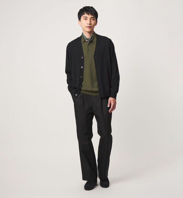 UNITED ARROWS green label relaxing「コットンレーヨン チノ タンブラー 2プリーツ スラックス ドレスチノ チノパンツ」|チノ|