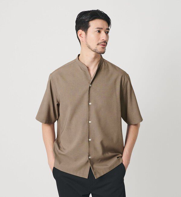 BEAUTY&YOUTH UNITED ARROWS「【WEB限定 WARDROBE SMART】 Reflax スキッパー シャツ」|シャツ・ブラウス|
