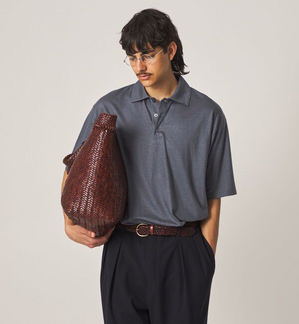 STEVEN ALAN「＜Steven Alan＞ RAMIE/PE ポロシャツ」|ポロシャツ|