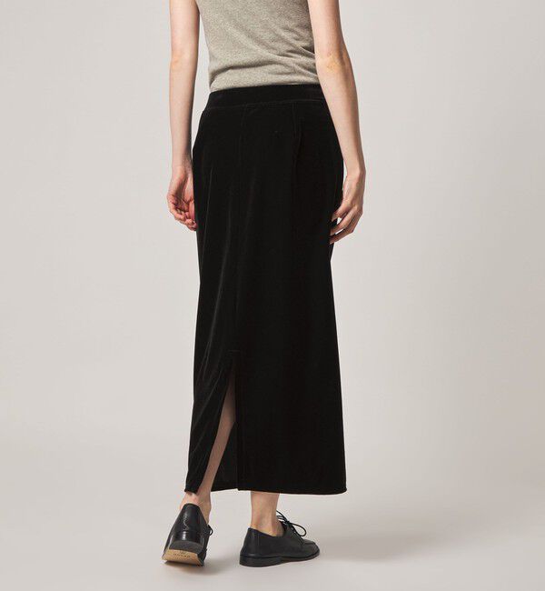 STEVEN ALAN「＜Steven Alan＞ベロア ストレート ロング スカート」|スカート|