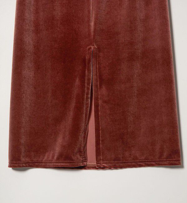 STEVEN ALAN「＜Steven Alan＞ベロア ストレート ロング スカート」|スカート|