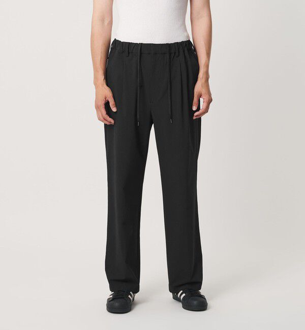 BEAUTY&YOUTH UNITED ARROWS「360&deg;MASTER 1プリーツ ストレート イージーパンツ NO.8 セットアップ対応 撥水 ストレッチ ウォッシャブル」|チノ|