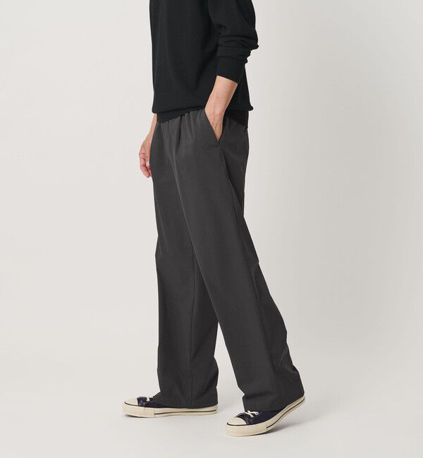 BEAUTY&YOUTH UNITED ARROWS「360&deg;MASTER 1プリーツ ストレート イージーパンツ NO.8 セットアップ対応 撥水 ストレッチ ウォッシャブル」|チノ|