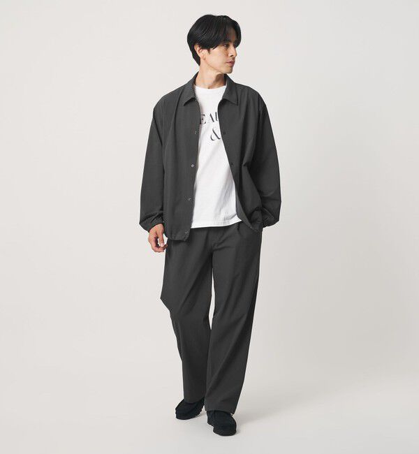 BEAUTY&YOUTH UNITED ARROWS「360&deg;MASTER 1プリーツ ストレート イージーパンツ NO.8 セットアップ対応 撥水 ストレッチ ウォッシャブル」|チノ|
