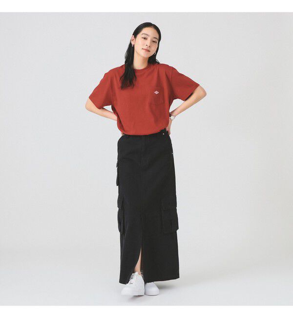 Ray BEAMS 「DANTON / ポケット Tシャツ　26SS 洗濯可 ロゴオーバーサイズ リラックス メンズライク ダントン」|Tシャツ・カットソー|