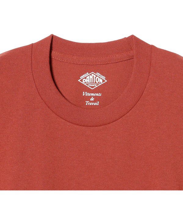 Ray BEAMS 「DANTON / ポケット Tシャツ　26SS 洗濯可 ロゴオーバーサイズ リラックス メンズライク ダントン」|Tシャツ・カットソー|