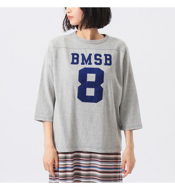 BEAMSBOY「テンジク フットボール 3/4 Tシャツ」|Tシャツ・カットソー|