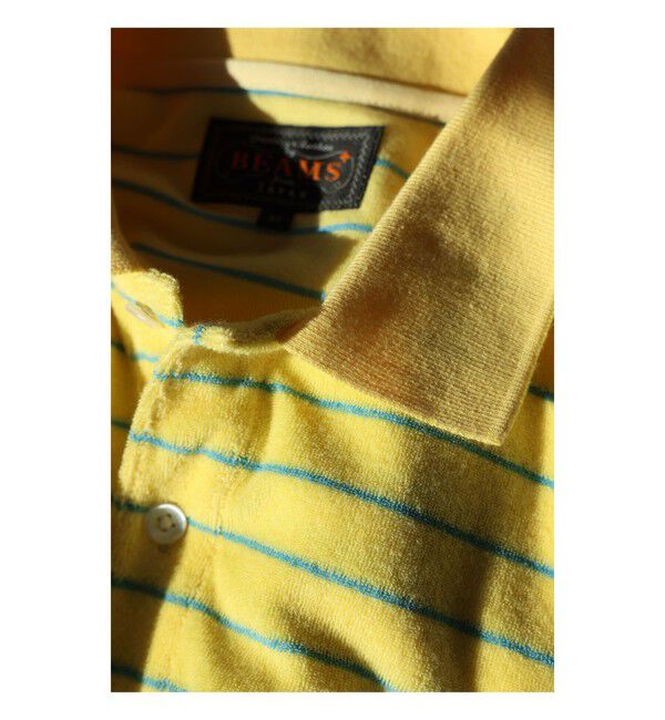 BEAMS PLUS「Pile Polo Stripe」|ポロシャツ|
