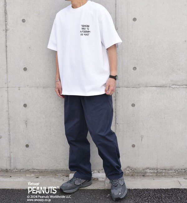 SHIPS any「SHIPS any: SNOOPY コラボ カルチャー グラフィック バック プリント Tシャツ◇」|Tシャツ・カットソー|