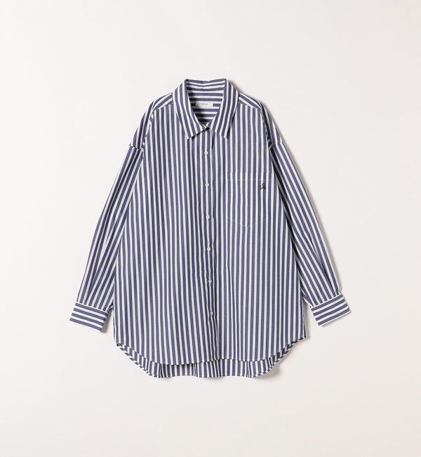SHIPS any「《一部追加予約》SHIPS any:〈洗濯機可能〉REPREVE レギュラーカラー ルーズ ポケット シャツ」|シャツ・ブラウス|