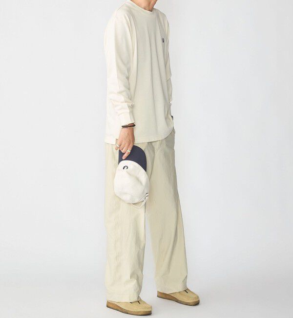 SHIPS「【SHIPS別注】FRED PERRY: ピケ ロングスリーブ T シャツ」|Tシャツ・カットソー|
