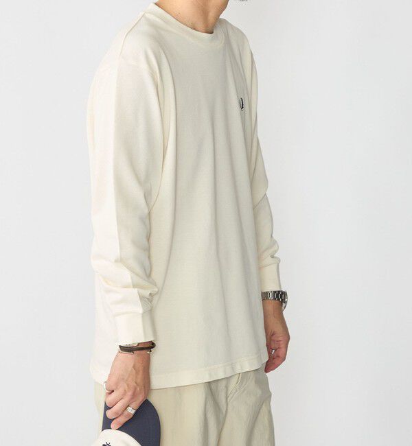 SHIPS「【SHIPS別注】FRED PERRY: ピケ ロングスリーブ T シャツ」|Tシャツ・カットソー|