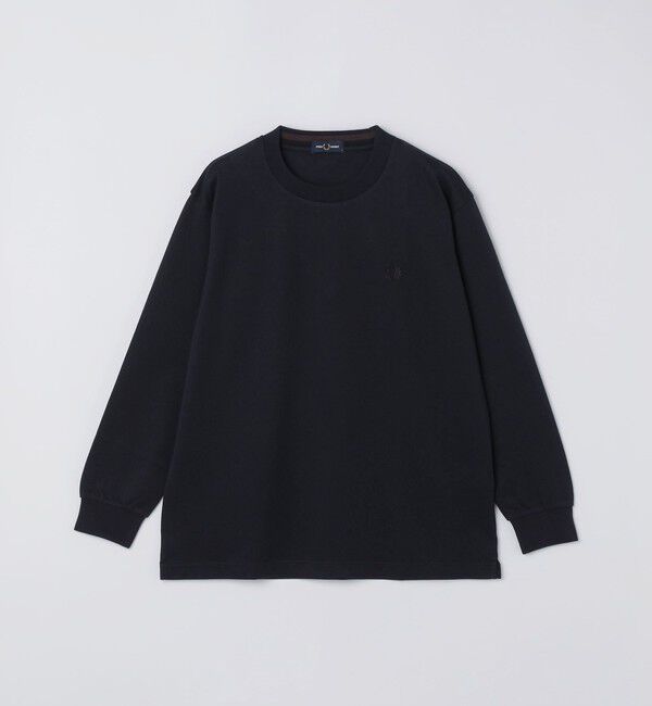 SHIPS「【SHIPS別注】FRED PERRY: ピケ ロングスリーブ T シャツ」|Tシャツ・カットソー|