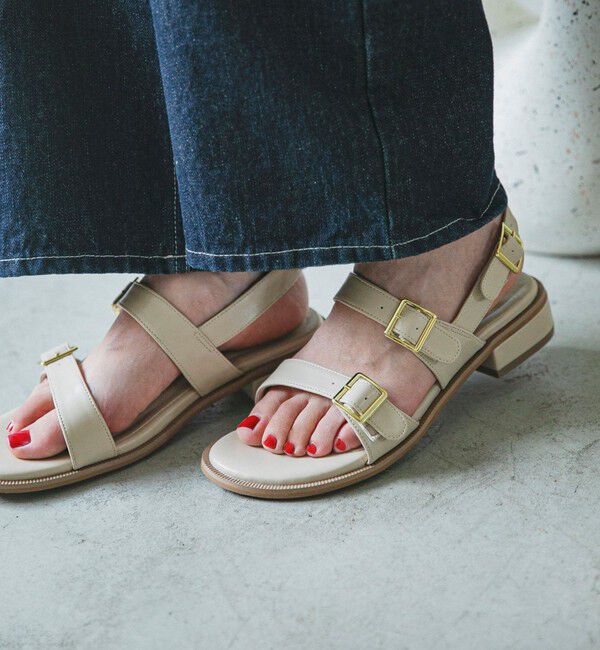 quaranciel「quaranciel: 2ストラップ ベルト サンダル」|サンダル|