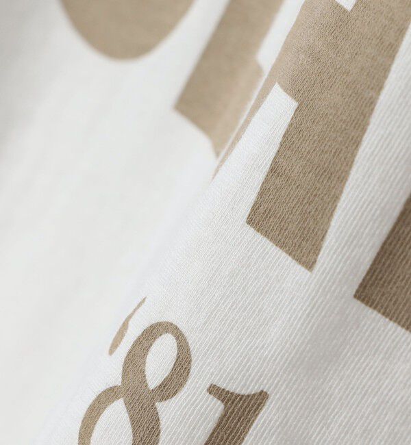 SHIPS for women「【SHIPS別注】81BRANCA: 5分袖 ロゴ・フォト TEE」|Tシャツ・カットソー|