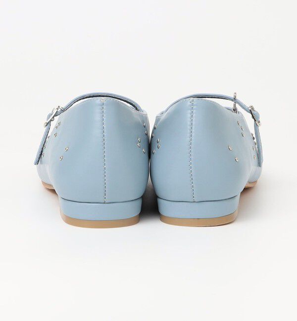 quaranciel「quaranciel: スタッズ フラット ストラップ シューズ」|バレエシューズ|