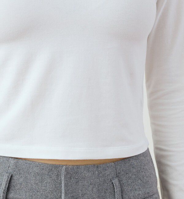 JAMES PERSE「コットンポリエステル クロップドTシャツ WMTP3925」|Tシャツ・カットソー|