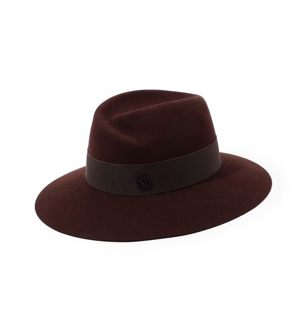 TOMORROWLAND GOODS「MAISON MICHEL Virginie Felt ウールフェルト ハット」|ハット|48 ダークブラウン系