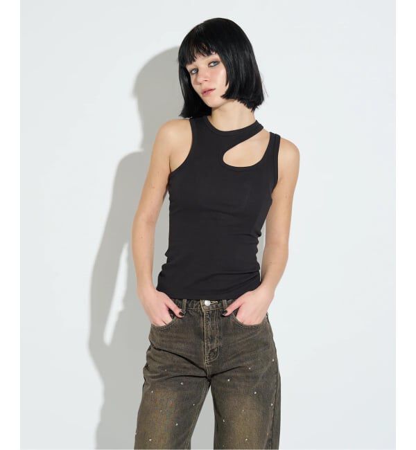 JOINT WORKS「anna sui nyc / アナスイエヌワイシー カットオフタンクトップ」|タンクトップ|