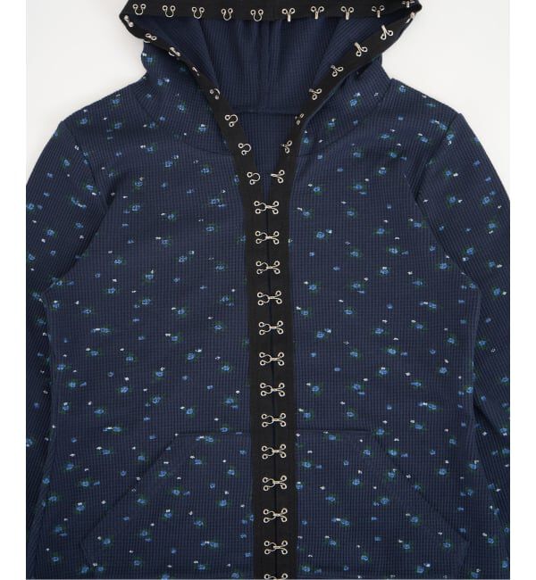 JOINT WORKS「≪予約≫フックディテール ワッフルジップフーディー / J Floral Hook Waffle Hood」|パーカー|