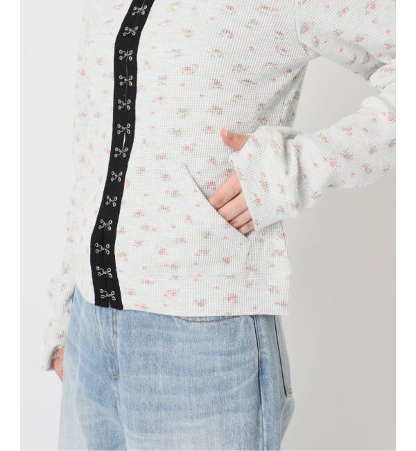 JOINT WORKS「≪予約≫フックディテール ワッフルジップフーディー / J Floral Hook Waffle Hood」|パーカー|