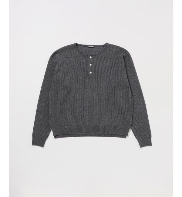 JOINT WORKS「≪予約≫NOCTO ARCHIVE/ノクト アーカイブ Elbow Patch Henley Neck Knit」|ニット・セーター|