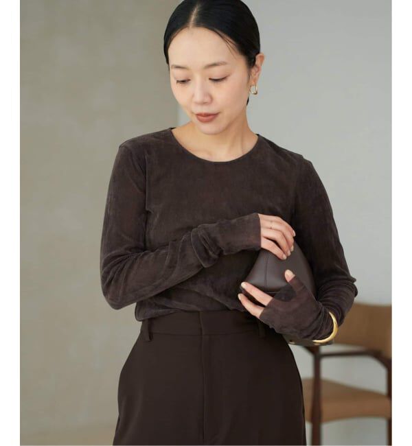 Plage「《追加》Flocky Mesh ロンT」|Tシャツ・カットソー|