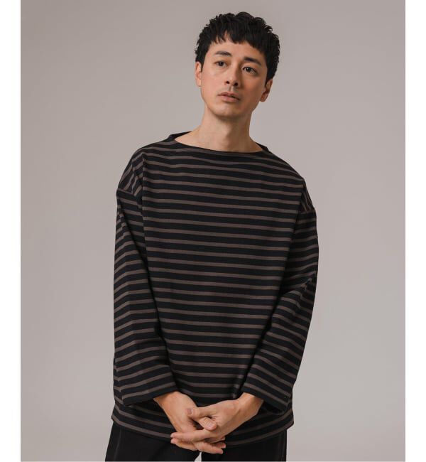 EDIFICE「SAINT JAMES (セントジェームス) 別注 ウエッソン ルーズ ボーダー」|Tシャツ・カットソー|