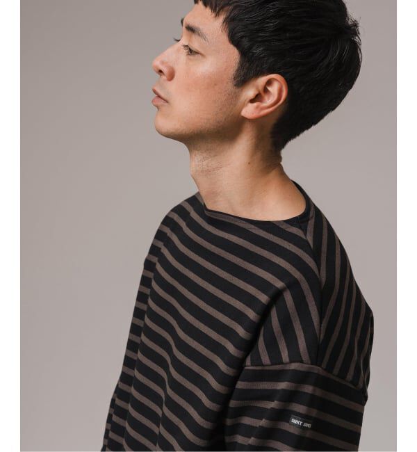EDIFICE「SAINT JAMES (セントジェームス) 別注 ウエッソン ルーズ ボーダー」|Tシャツ・カットソー|