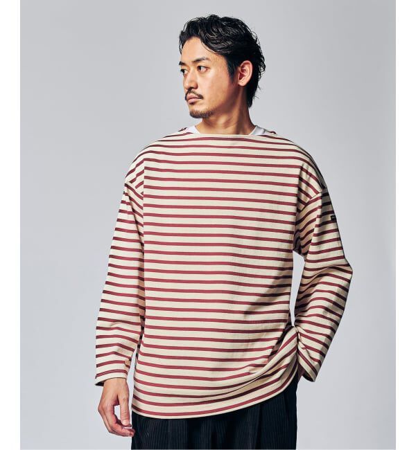EDIFICE「SAINT JAMES (セントジェームス) 別注 ウエッソン ルーズ ボーダー」|Tシャツ・カットソー|