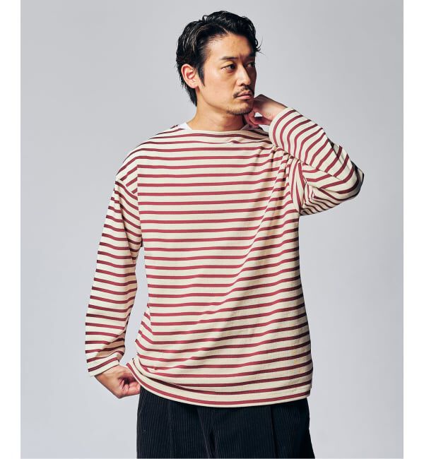EDIFICE「SAINT JAMES (セントジェームス) 別注 ウエッソン ルーズ ボーダー」|Tシャツ・カットソー|