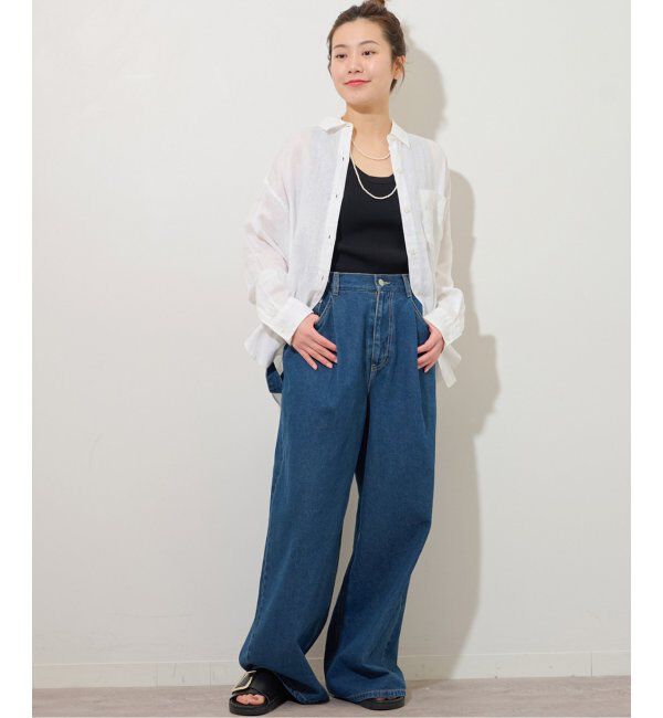 JOURNAL STANDARD relume「《追加2》Vis/Polyクルーネックリブタンクトップ」|タンクトップ|