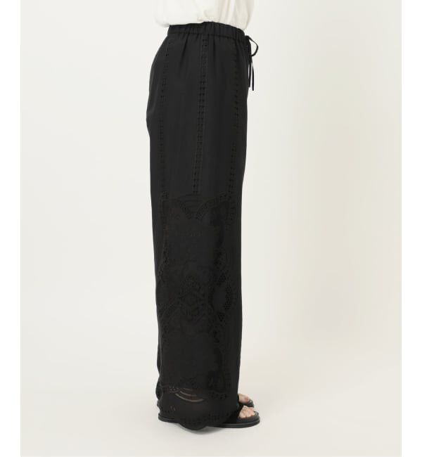 JOURNAL STANDARD「カットワークレース パンツ」|スラックス|