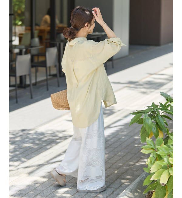 JOURNAL STANDARD「カットワークレース パンツ」|スラックス|
