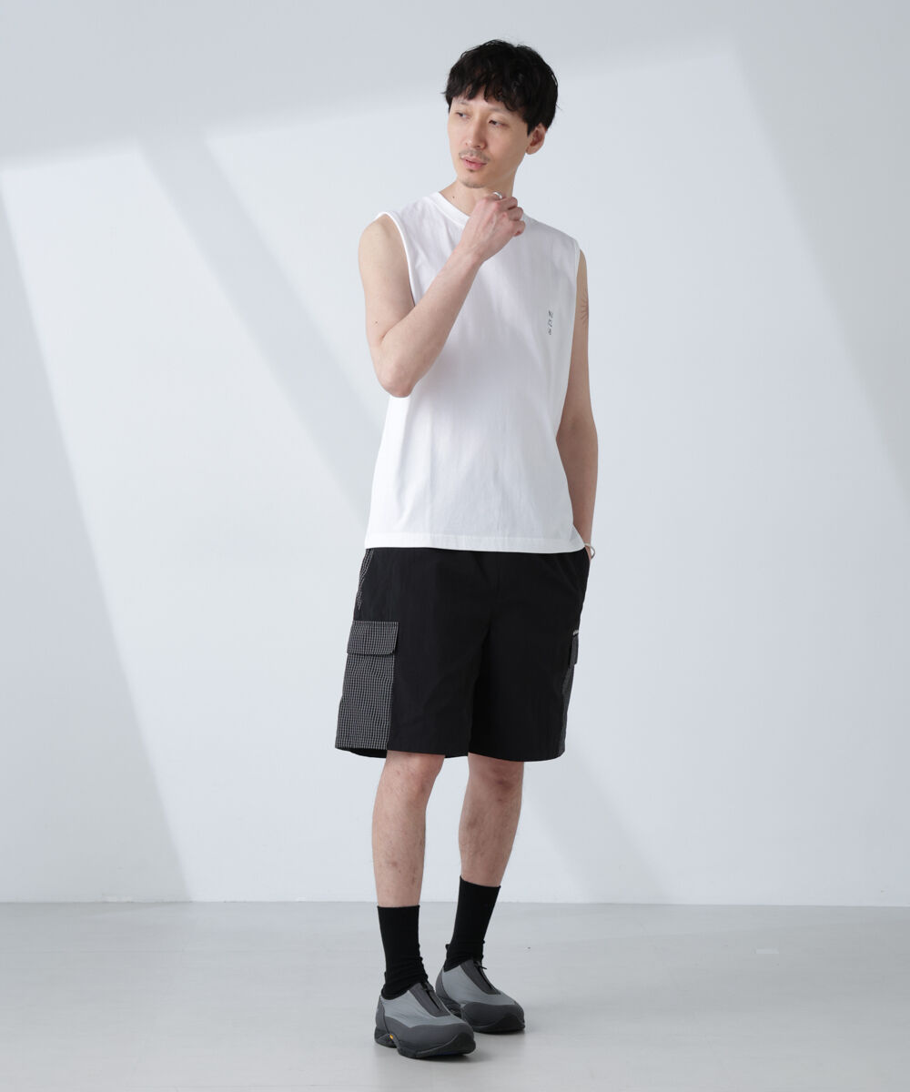 NANO universe「「NJ/CLUB」 ベーシック ノースリーブ」|Tシャツ・カットソー|