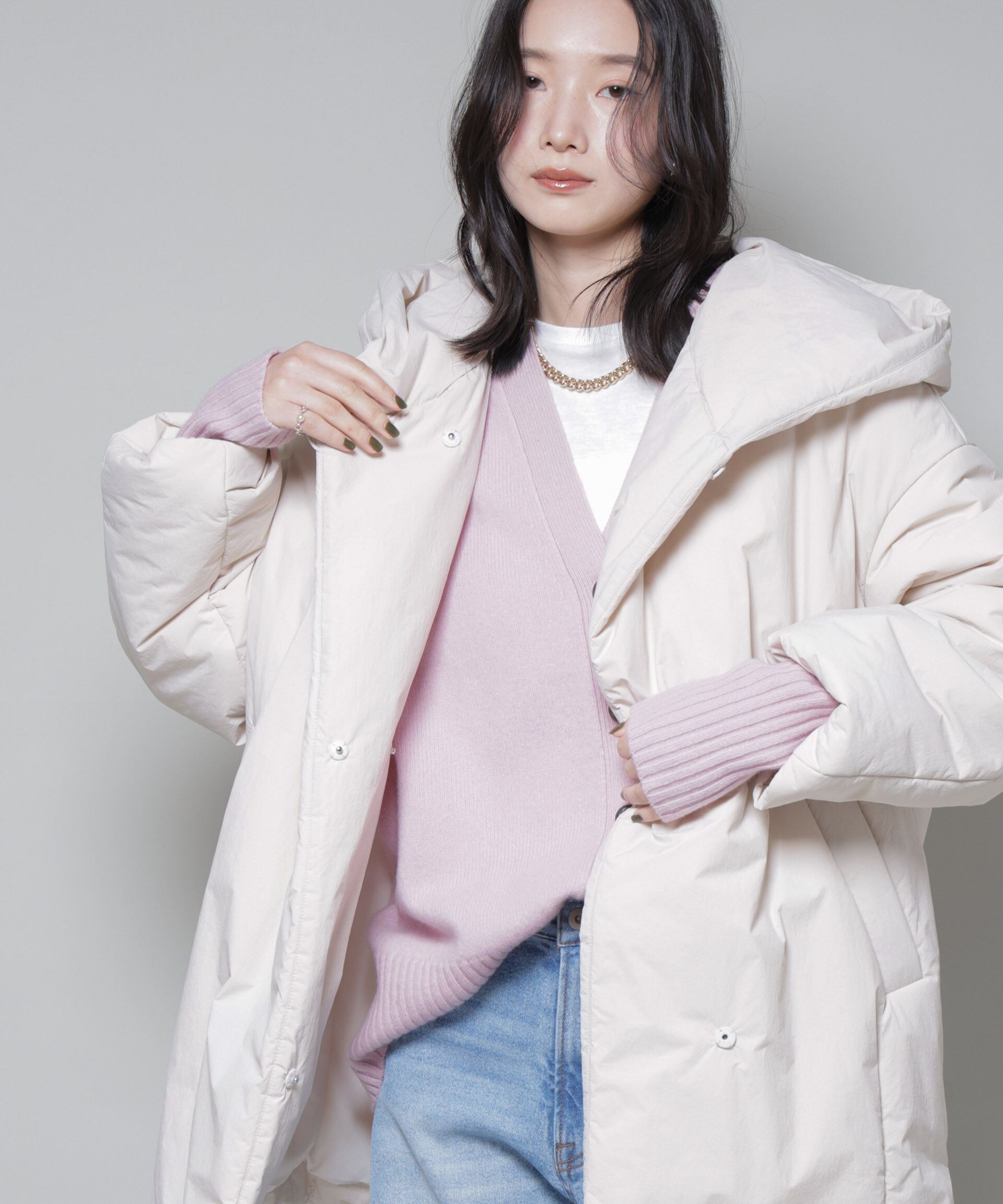 NANO universe「ETHERMALOFT(R)AEROGEL 中綿フードコクーンコート」|その他|