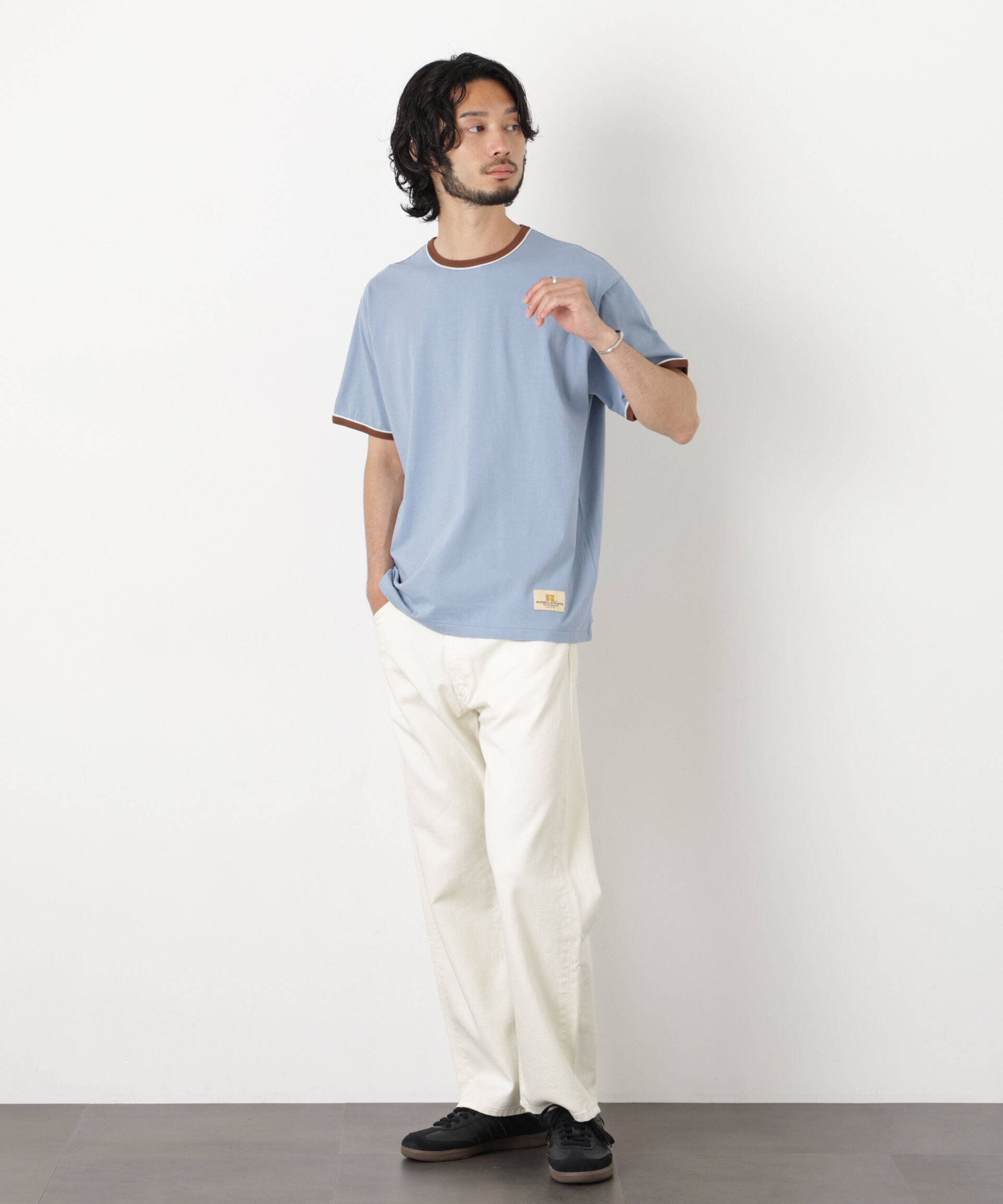 NANO universe「RUSSELL ATHLETIC/別注 RUSSELL ATHLETIC 製品加工 TEE」|Tシャツ・カットソー|