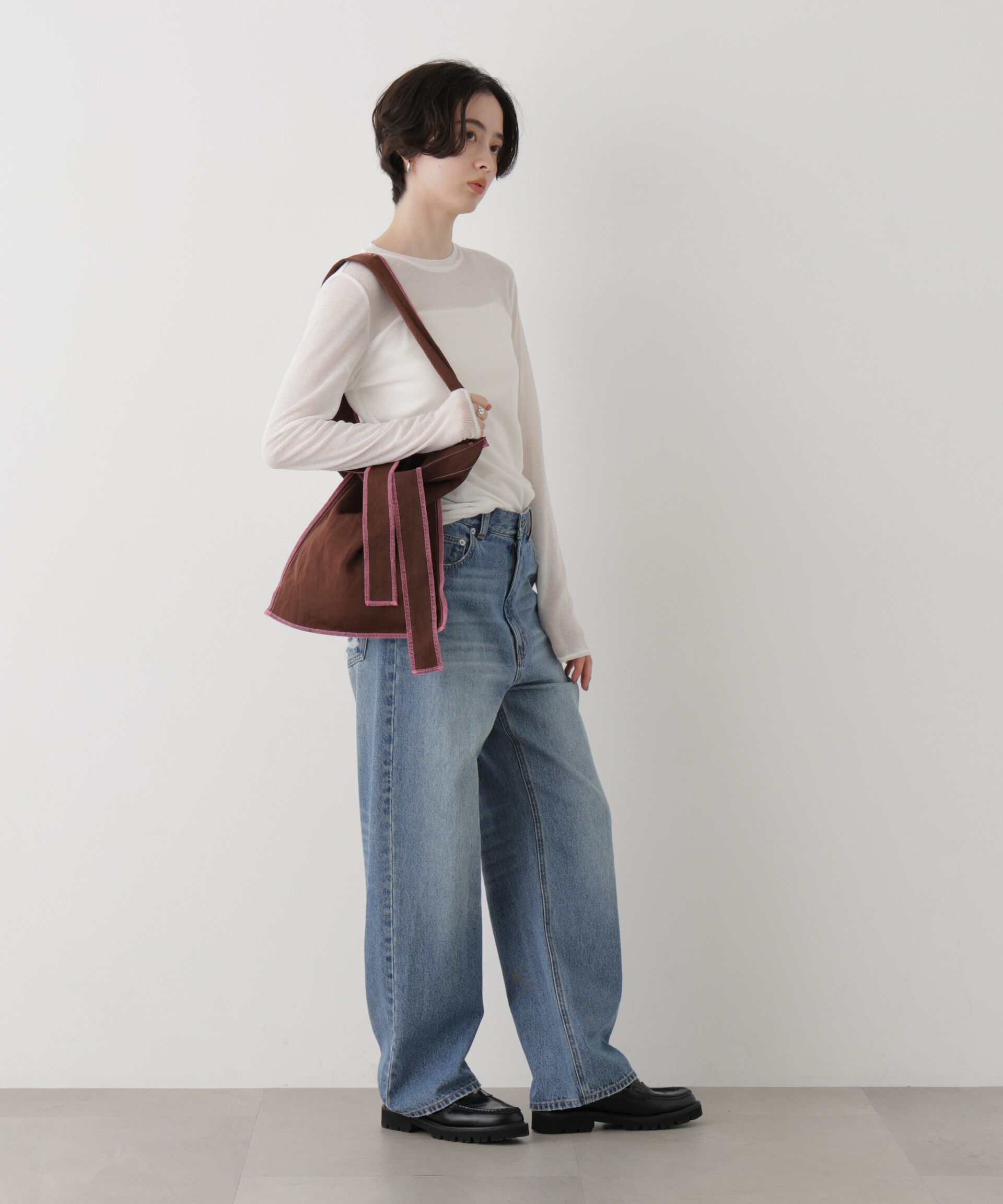 NANO universe「ITTI/別注MARY INSIDE OUT TOTE - M」|ショルダー・メッセンジャー|