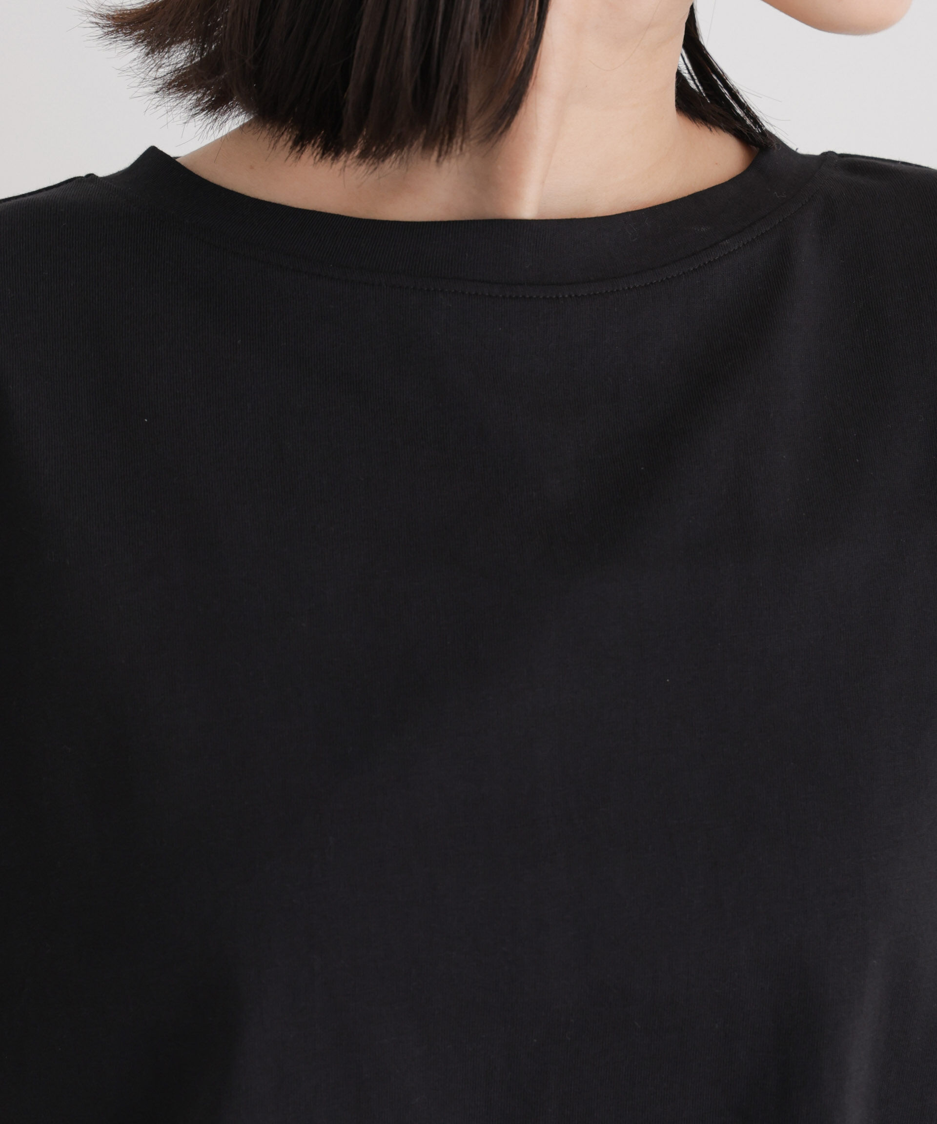 NANO universe「レースカフドルマンワイドカットトップス」|Tシャツ・カットソー|