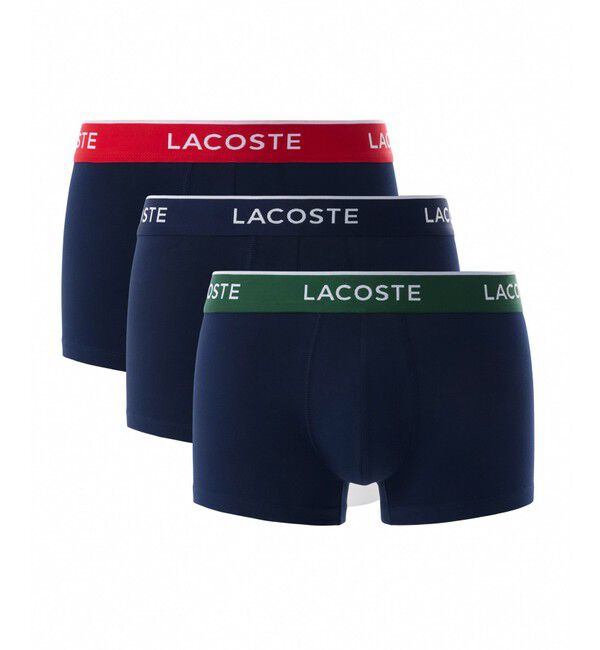 LACOSTE「３パックストレッチコットントランクボクサーショーツ / ボクサーパンツ」|インナー|
