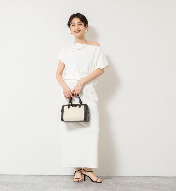 NOLLEY'S sophi「《撥水/セットアップ対応》ウォッシャブルマルチファンクションボートネックプルオーバー」|Tシャツ・カットソー|