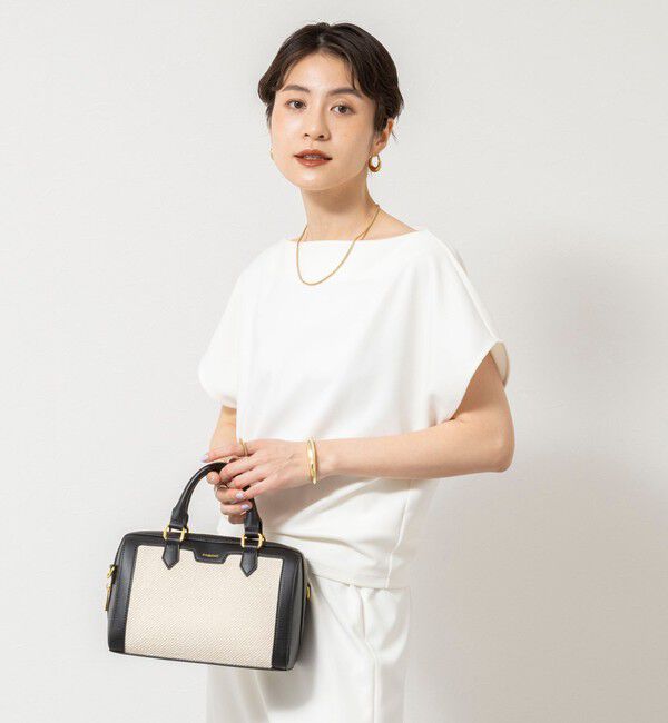 NOLLEY'S sophi「《撥水/セットアップ対応》ウォッシャブルマルチファンクションボートネックプルオーバー」|Tシャツ・カットソー|