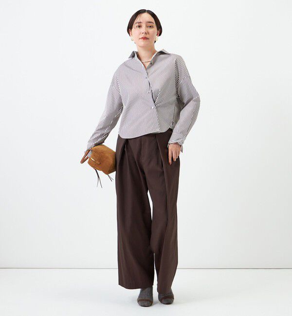 NOLLEY'S「【一部WEB限定サイズ】ウォッシャブルロビンソンツイルデザインパンツ」|その他|