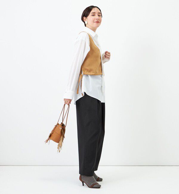 NOLLEY'S「【一部WEB限定サイズ】ウォッシャブルロビンソンツイルデザインパンツ」|その他|